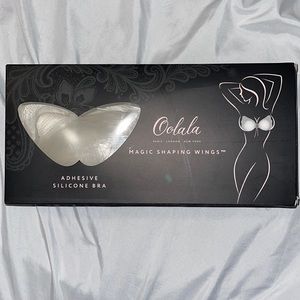 Adhesive silicon bra